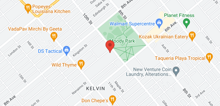 map of 1012 SEVENTH AVENUE